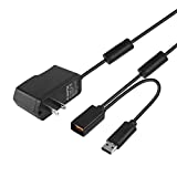 VSEER Kinect USB AC Adapter Power Supply Cable Cord Replacement Adapter for Mircosoft Xbox 360 Kinect Sensor System,Black
