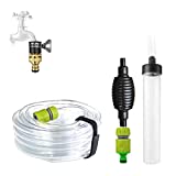 Laifoo 25ft Aquarium Vacuum Gravel Cleaner Fish Tank Cleaner Siphon Water Changer