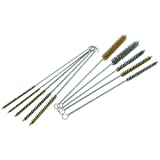 10 Piece Tube Bottle Brush Kit Brass Stainless Steel Bristle 12" Long, Size 1/4" to 3/4" PMD Products