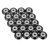 V-Shape Groove Wheel 5mm Bore 625 Bearing Pulley Accessories Double Bearing Sliding Gate for CNC 3D Printer 20pcs
