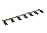 Heavy Hitch Green 53 Inch Bucket Tooth Bar for Sub-Compact Tractor. Fits Bucket Cutting Edges Sized 1/2" or Less with No Drilling Required | Heavy Duty Design Made in USA