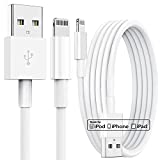 iPhone Charger 6ft [Apple MFi Certified], Lightning Cable [2 Pack], iPhone Charger Cord 6 Foot, Fast Apple Lightning to USB Cable 6 Feet Connector for iPhone 11 Pro MAX XS XR X 8 7 6 AirPods iPad etc