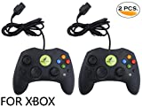Noa Store 2 LOT Black Controller Control Pad Compatible with Microsoft XBOX X System