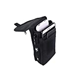 Large Smartphone Pouch, Cell Phone Holder, Tactical Phone Holster, Multi-Purpose Tool Holder, Tactical Carrying Case Belt Loop Pouch Men’s Waist Pocket for Hiking, Camping, Barbeque, Rescue Essential