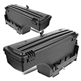 Auto Dynasty Left+Right Side Truck Bed Wheel Well Storage Case Tool Box w/Lock Compatible with Dodge Ram 1500 2500 3500 02-18