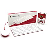 PepperTech Digital Raspberry Pi 400 Computer and Mouse Value Pack (U.S. Layout – Red/White)