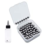 120 pcs Paint Mixing Balls Stainless Steel Mixing Agitator Balls for Mixing Model Paints, 5.5mm/apr. 0.22