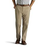 Lee Men's Performance Series Extreme Comfort Relaxed Pant, Khaki, 36W x 32L