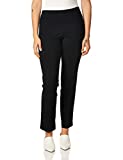 Briggs New York Women's Super Stretch Millennium Welt Pocket Pull on Career Pant, Black, 12