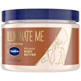 Vaseline Illuminate Me Body Butter Whipped Body Butter Created For Melanin Rich Skin Provides 24 Hour Moisturization For Dry Skin 11 oz