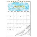 2022 Calendar - Monthly Wall Calendar Planner from Jan 2022 - Dec 2022, 12" x 17", Twin-Wire Binding, Large Blocks with Julian Dates, Perfect for Planning and Organizing Your Home and Office