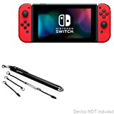 BoxWave Stylus Pen Compatible with Nintendo Switch (Stylus Pen by BoxWave) - EverTouch Capacitive Stylus, Fiber Tip Capacitive Stylus Pen for Nintendo Switch - Jet Black