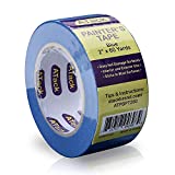 ATack Professional Blue Painter's Tape, 2" x 60 Yards (Single Roll), Sharp Edge Line Technology - Produces Sharp Lines and Residue-Free Artisan Grade Clean Release Wall Trim Tape