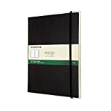 Moleskine Paper Tablet Hard Cover Smart Notebook, Plain/Blank, XL (7.5" x 9.75") Black, Compatible w/ Moleskine Pen+ Ellipse (Sold Separately) & App, Digitize & Organize, 176 Pages