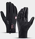 Winter Cycling Gloves Touch Screen Running Warm Driving Texting Workout Training Builder Full Finger