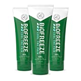 Biofreeze Pain Relief Gel, 4 oz. Tube, Pack of 3 (Packaging May Vary)