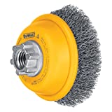 DEWALT Wire Cup Brush, Crimped, 3-Inch (DW4920)