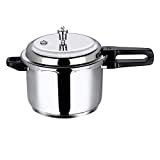 Vinod V-7L Stainless Steel Sandwich Bottom Pressure Cooker, 7.4 Quart