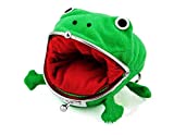 1piece Anime Green Frog Plush Wallet Cosplay Cute Small Soft Money Box Purse Teens AE3225