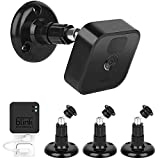 3Pack Wall Mount Bracket for All-New Blink Outdoor Camera, 360 Degree Adjustable Mount and Outlet Wall Mount for Blink Sync Module 2, Fits Your Blink Home Security System (Black)