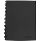 Cambridge Limited Notebook, 9-1/2” x 6-5/8”, 80 Sheet Business / Meeting Notebook, Black (06982)