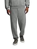 Fruit of the Loom Men's Eversoft Fleece Sweatpants & Joggers, Sweatpants-Grey Heather, X-Large