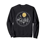 Harry Potter Hogwarts Full Moon Line Art Sweatshirt