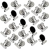 Magnetic Clips 20 Pack Magnets for Fridge Refrigerator Magnets, Fridge Magnets, Strong Whiteboard Magnetic Clips(30mm Wide)