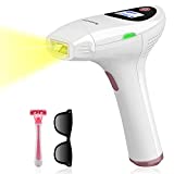 AOHEKANG IPL Hair Removal Device with FDA Certification of US, SAFEST Laser Hair Removal, Facial Hair Removal for Women with 999900 Flashes, at Home PERMANENT Hair Removal for Face Lip Armpit Bikini