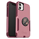Bundle: OtterBox COMMUTER SERIES Case for iPhone 11 - (CUPIDS WAY) + PopSockets PopGrip - (BLOSSOM FLAIR)
