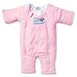 Baby Merlin's Magic Sleepsuit - Swaddle Transition Product - Microfleece - Pink - 3-6 Months