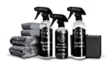 Adam’s 10H Graphene Ceramic Coating Complete Kit - 1+ Years of Protection Graphene Coating Spray & Infused Detailer & Tire Dressing | Car Detailing Kit For Protection On Car Boat RV Motorcycle & Glass