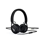 Beats EP Wired On-Ear Headphones - Battery Free for Unlimited Listening, Built in Mic and Controls - Black