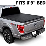 LEER ROLLITUP fits 2017+ Ford Super Duty with 6.9’ Bed | Soft Roll Up Truck Bed Tonneau Cover | 4R400 | Low-Profile, Sturdy, Easy 15-Minute Install (Black)