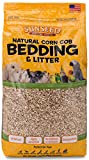 Sunseed Natural Corn Cob Bedding & Litter for Pet Birds and Small Animals – Made in USA – 350 Cubic Inches