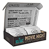Quinn Just Sea Salt Movie Night Microwave Popcorn Gift Kit, Non-Gmo, Organic Popcorn Kernels, (12 bags)