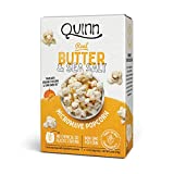 Quinn Microwave Popcorn - Made with Organic Non-GMO Corn - Real Butter & Sea Salt, 6.9 Ounce (Pack of 1)