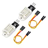 Gowoops 2pcs DHT22 / AM2302 Digital Humidity and Temperature Sensor Module for Arduino Raspberry Pi, Temp Humidity Gauge Monitor Electronic Practice DIY Replace SHT11 SHT15