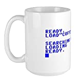 CafePress - Commodore 64"Load Coffee" Large Mug - Coffee Mug, Large 15 oz. White Coffee Cup