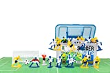 Kaskey Kids Soccer Guys - Inspires Imagination with Open-Ended Play - Includes 2 Full Teams and More - For Ages 3 and Up