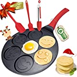 Pancake Pan - Pancake Griddle Shapes - Nonstick Silver Dollar Breakfast Pancake Pan Nonstick 7 Mold Pancake,DAYOOH