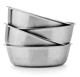 Darware Heavy Duty Stainless Steel Bowls for Baby, Toddlers & Kids (4-Pack); Great for Cereal, Children & Portion Control, 1-Cup Serving Size