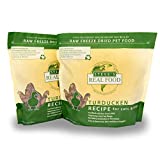 Steve's Real Food Freeze-Dried Raw Food Diet for Dogs and Cats, 2-Pack, Turducken Recipe (Turkey & Duck), 1.25 lbs in Each Bag, Made in The USA, Pour and Serve Nuggets, Vegetarian Fed & Free Range