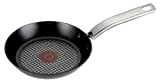 T-fal C51702 ProGrade Titanium Nonstick Thermo-Spot Dishwasher Safe PFOA Free with Induction Base Fry Pan Cookware, 7.5-Inch, Black -