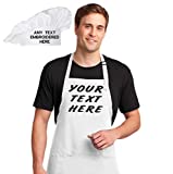 Personalized Chef Name Embroidered Apron and Hat SET