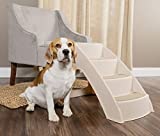 PetSafe CozyUp Pet Steps - PupSTEP Dog and Cat Stairs - Lightweight Durable Plastic Frame Supports up to 70 lb - Side Rails and Non-slip Feet Provide Added Security