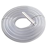 Clear Vinyl Tubing Food Grade Flexible Hose 3/8" Id 1/2" Od 25 Feet Brewing Hose Clear Beer Draft Line For Wine And Beer Making Fountain Tubing Beverage Line Air Conditioner Drain Hose Bpa Free