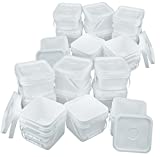 Square 68 mil Bucket Kit, Twenty 2-Gallon Buckets with White Snap-on Lids
