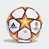 adidas unisex-adult Finale 21 League Soccer Ball White/Solar Red/Solar Yellow/Black 5