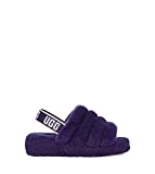 UGG Womens Fluff Yeah Slide Slipper, Medallion, Size 6